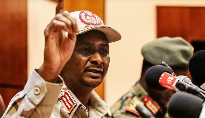 حميدتي: من يقومون بالمؤامرات سيدفعون الثمن