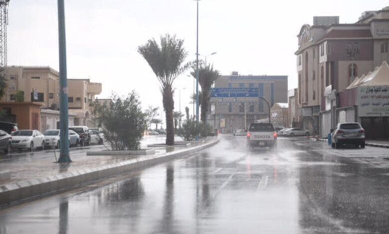 هطول أمطار رعدية بجازان وعسير والباحة