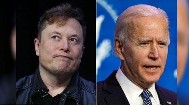 بايدن يرفض تعليقات ماسك عن الاقتصاد.. إذهب إلى القمر!