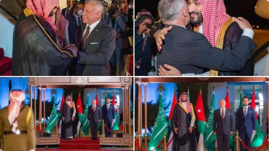 محمد بن سلمان في الأردن