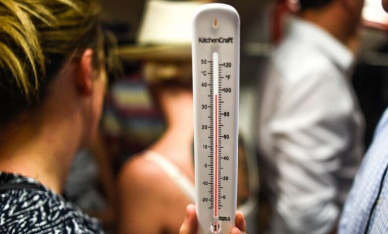 ارتفاع الحرارة في بريطانيا