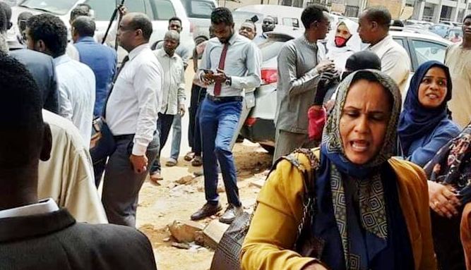 احتجاجات بدار المحامين