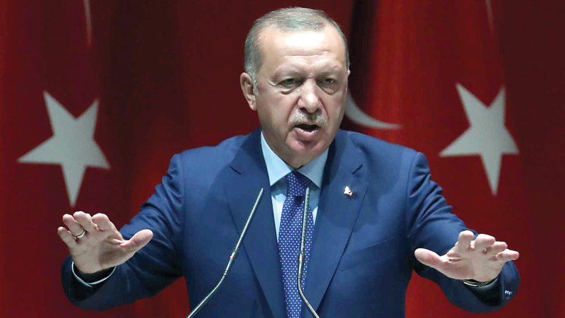 الرئيس التركي رجب طيب أردوغان