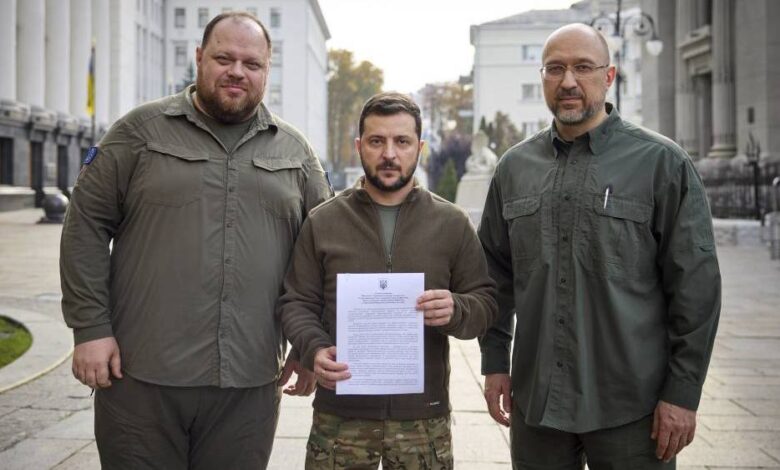 الرئيس الأوكراني