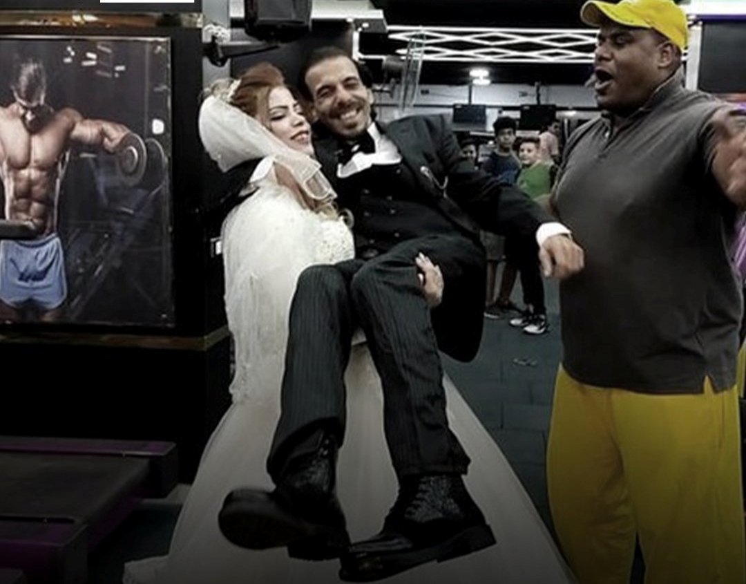 بطلة مصارعة مصرية