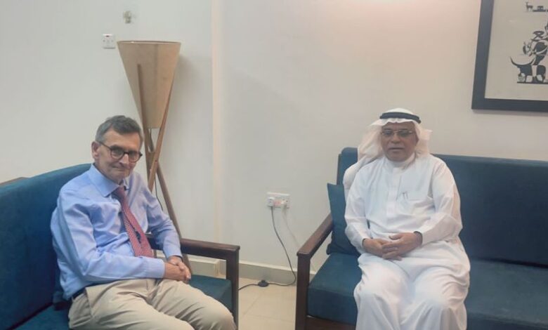 لقاء السفير وفولكر