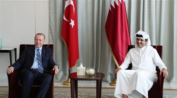 اردوغان وأمير قطر