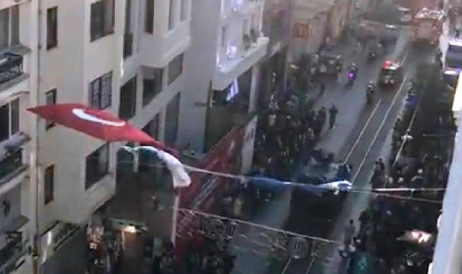 انفجار بوسط إسطنبول