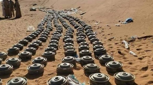 ألغام استخرجها الجيش اليمني