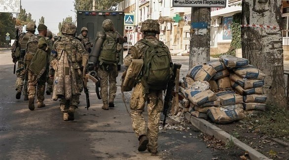 قوات أوكرانية في باخموت