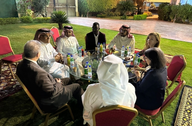 لقاء المبعوث الفرنسي