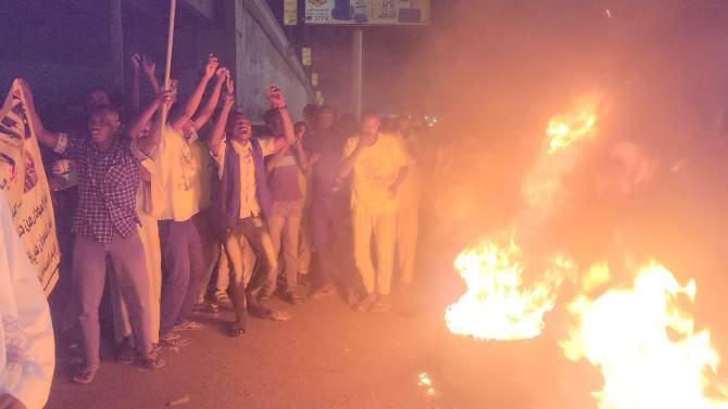 مظاهرات في الخرطوم