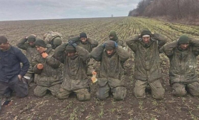 سقوط الجنود الأوكرانيين في الأسر