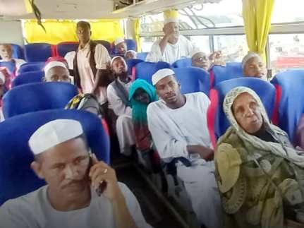 وداع حجاج الجزيرة