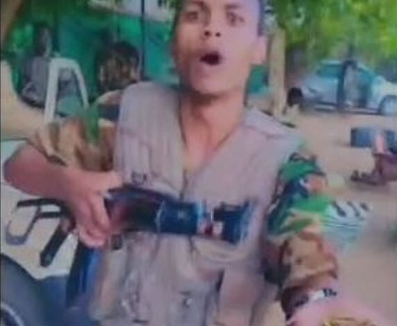 عنصر من الجيش السوداني