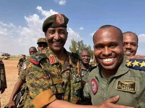 الطيار غسان مع البرهان