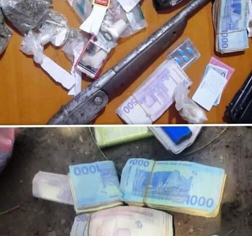 ضبط حشيش إثيوبي وسلاح