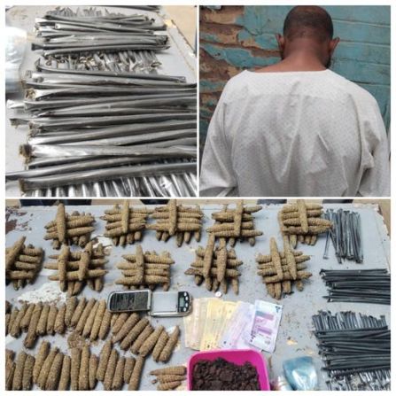 ضبط مروج المخدرات