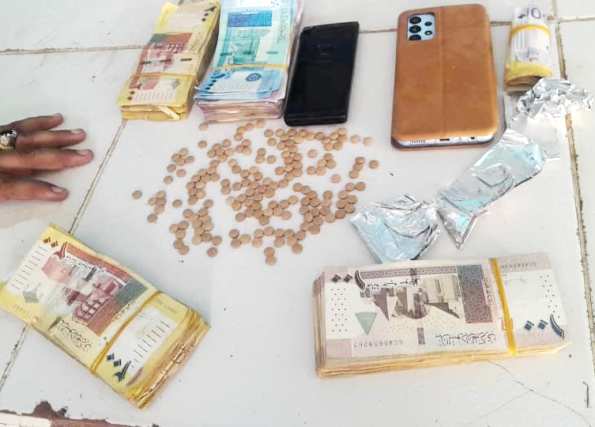 مضبوطات تجار المخدرات