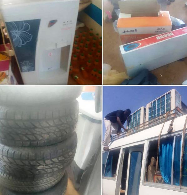 ضبط مسروقات منهوبة من الخرطوم