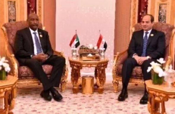 لقاء البرهان والسيسي في الرياض