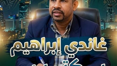 الكاتب الصحفى غاندي إبراهيم